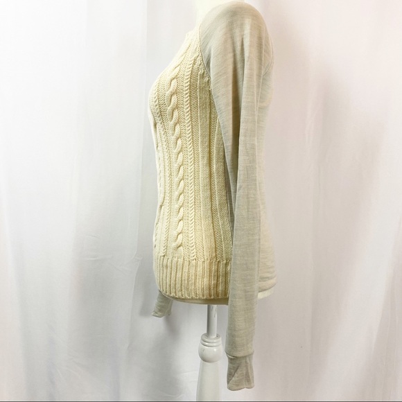 Lululemon St Moritz Cable Knit Wool French Sweater - Picture 8 of 13